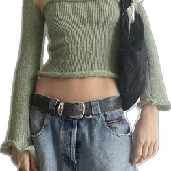 sage green top