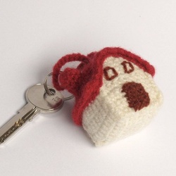 crochet key holder